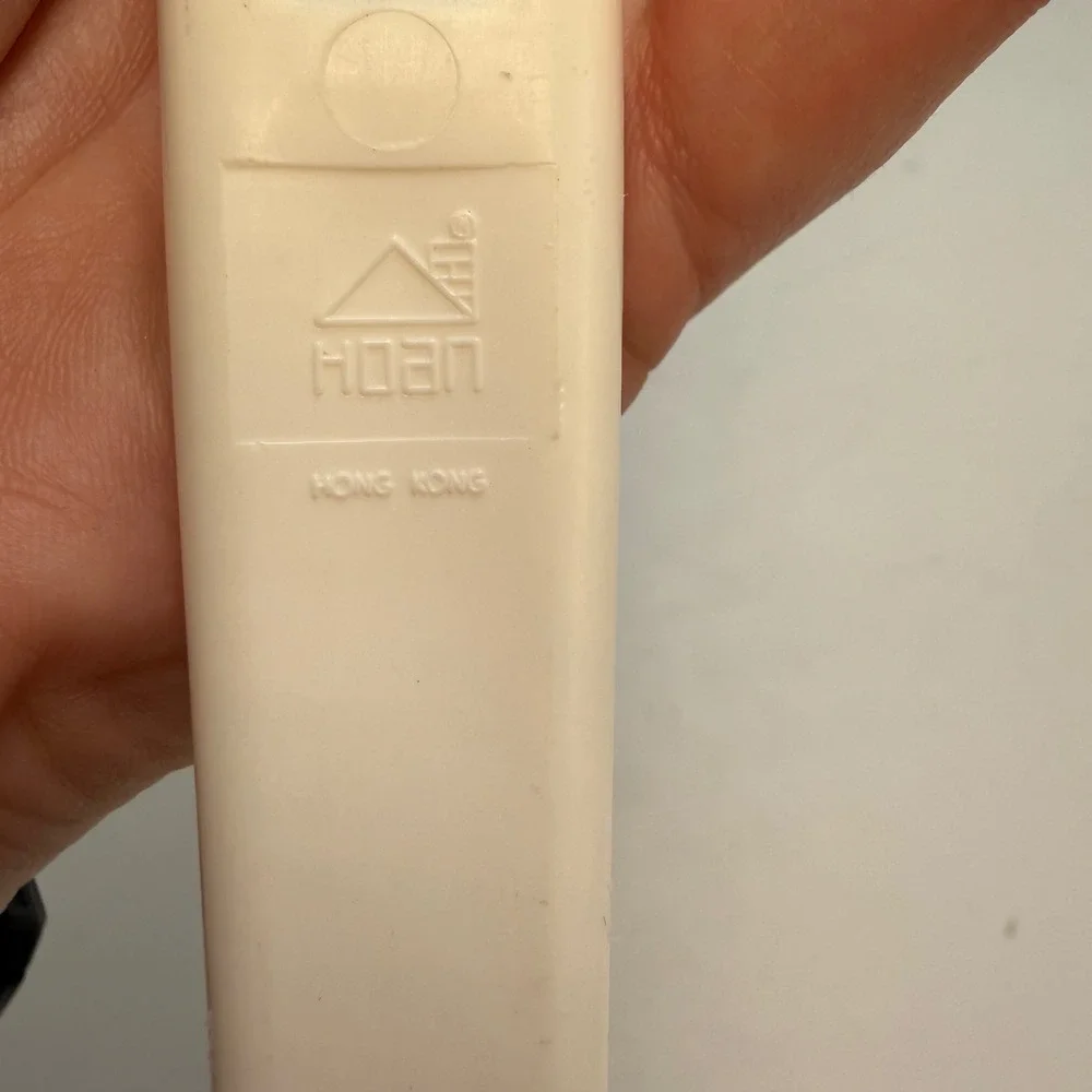 Vintage Hoan Slotted Spatula Turner Nylon Head Stainless Steel White Handle